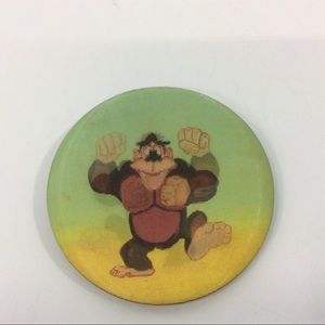 Vintage Donkey Kong Holographic Button Pin Pushback 90s Gamer